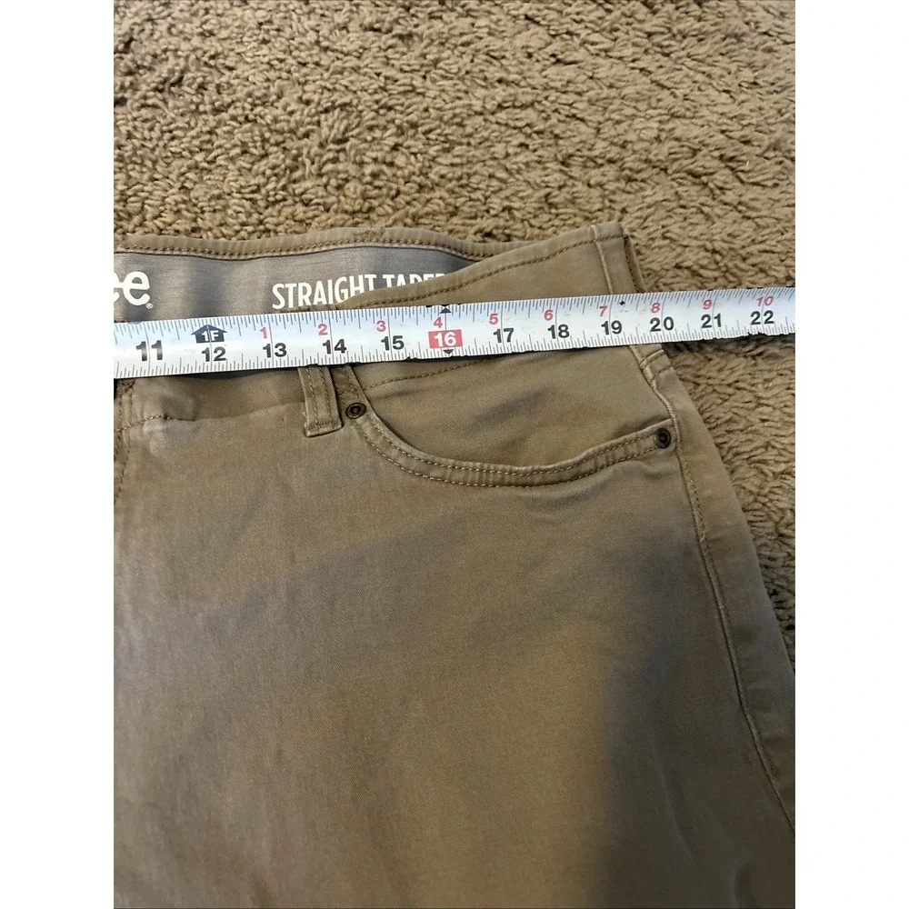 Lee Extreme Motion MVP Slim Fit Pants Stretch Straight Tapered Leg Khaki 40 X 32